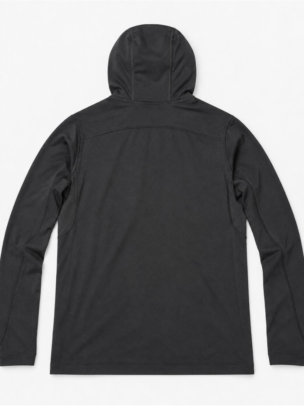 Arc'teryx Black Hooded Performance Pullover with Chest Zip - Picture 2 of 7